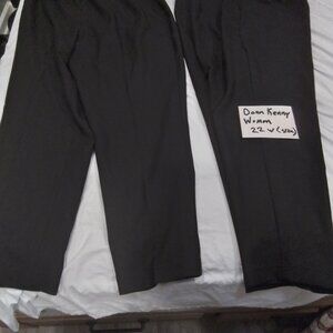 2 pairs DONNKENNY WOMANsize (22w +20w) blank elastic waistband pants